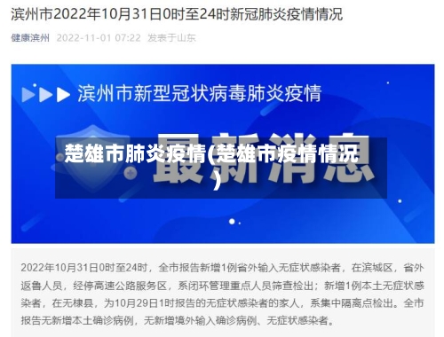 楚雄市肺炎疫情(楚雄市疫情情况)