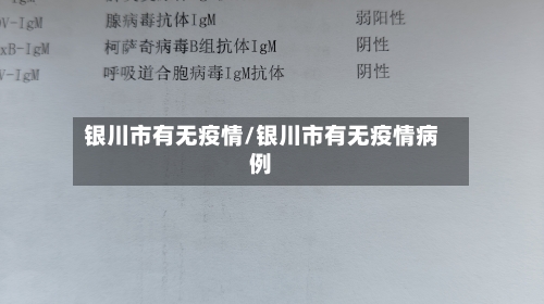银川市有无疫情/银川市有无疫情病例-第2张图片