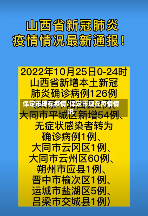 保定市现在疫情/保定市现在疫情情况-第3张图片