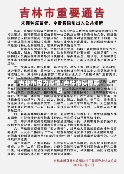 吉林市因为疫情/吉林市疫情原因-第2张图片