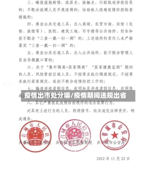 疫情出市处分嘛/疫情期间违规出省-第2张图片